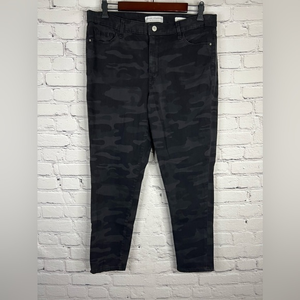 Social‎ Standard by Sanctuary Black Camouflage High Rise Skinny Jeans  size 14